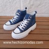 Zapatillas Jeans Azul