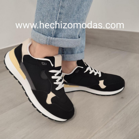 Zapatillas Nerea Negra