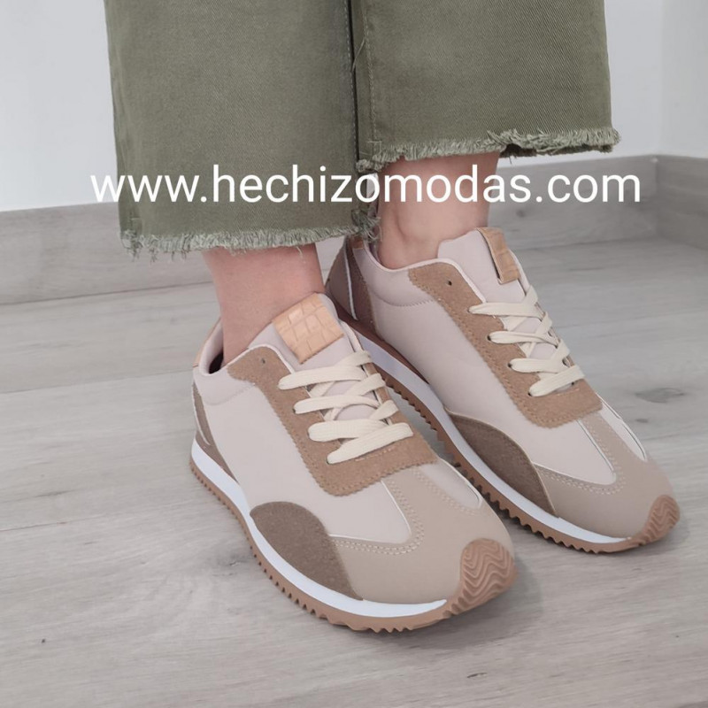 Zapatillas Siria Beige