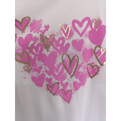 Camiseta Corazones