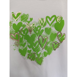 Camiseta Corazones