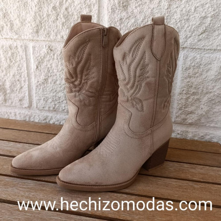 Botas Cowboy Beig