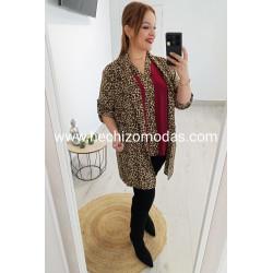 Kimono Curvy Leopardo