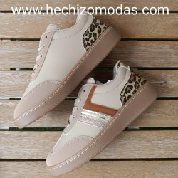 Zapatillas Claudia Camel