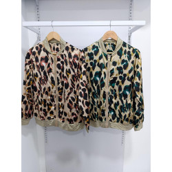 Bomber Leopardo Colors