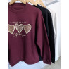 Sudadera Tres Corazones