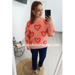 Jersey Corazones Pelo