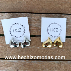 Pendientes Corazón Acero