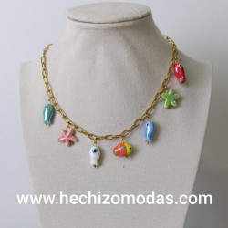 Collar Acero Peces