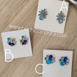 Pendientes  Celestes