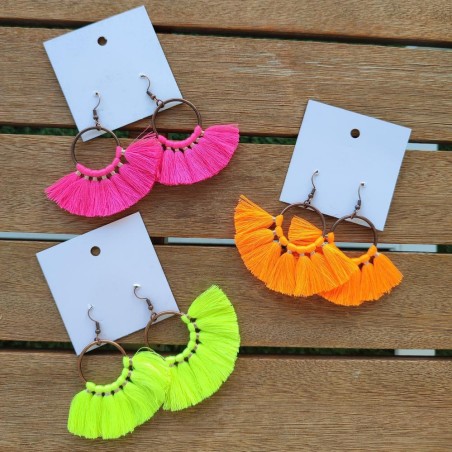 Pendientes fluor